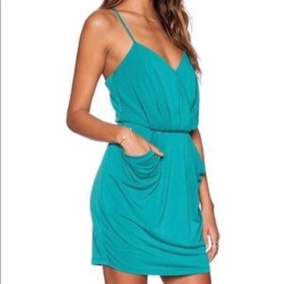 BCBGeneration Jasmine Drape Pocket Dress - Picture 4 of 8